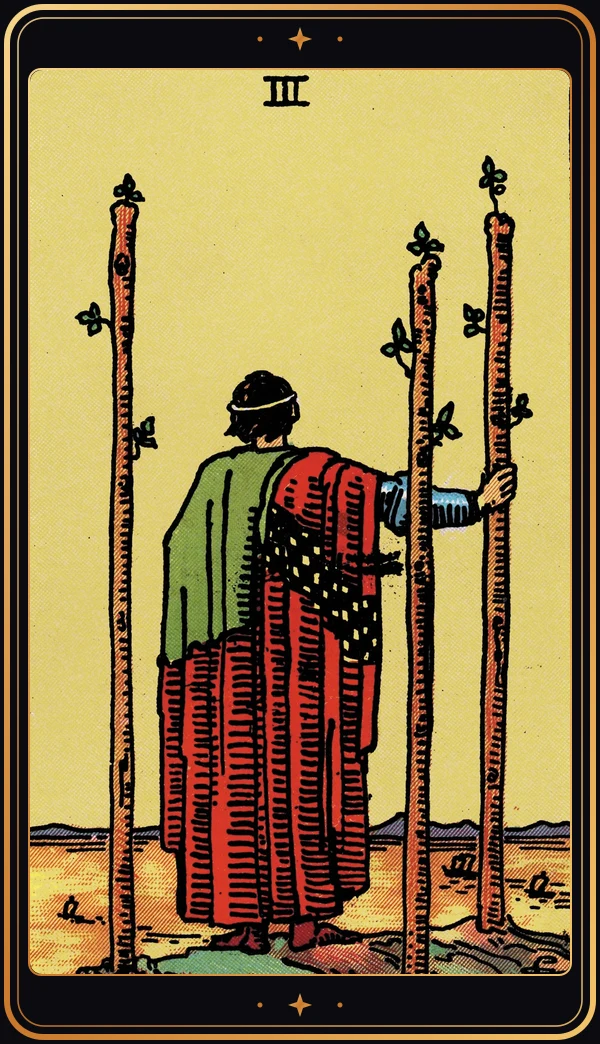 Three of Wands Three of Wands