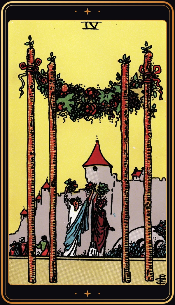 Four of Wands Four of Wands
