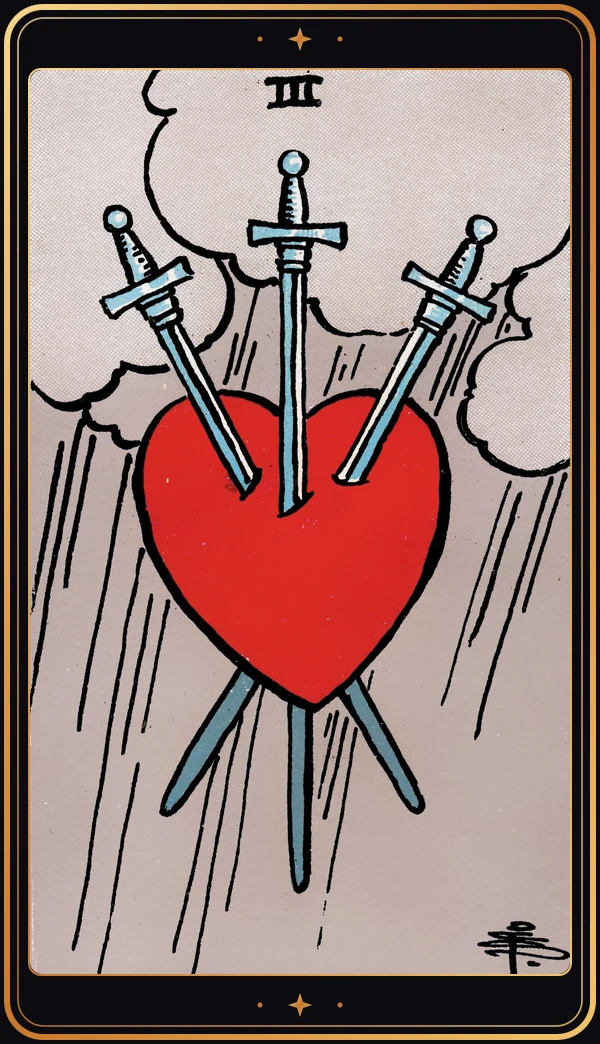 Three of Swords Three of Swords
